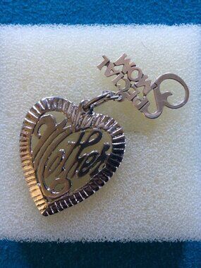 Vintage Sterling Silver Mom Pendants